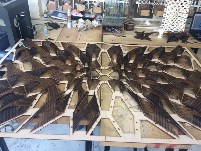 Bended wood panel