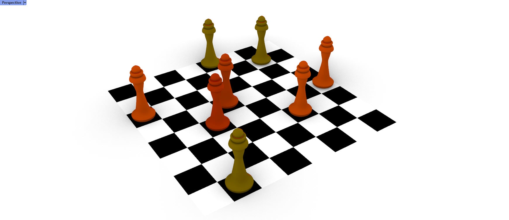 8 queen chess board